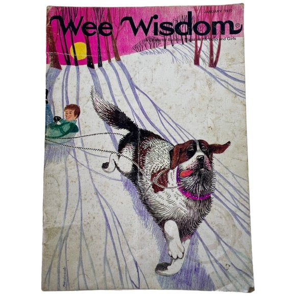 Vintage Wee Wisdom Childrens Magazine Lot Of 7  Issues 1950s 1960s 1970s - Picture 12 of 13